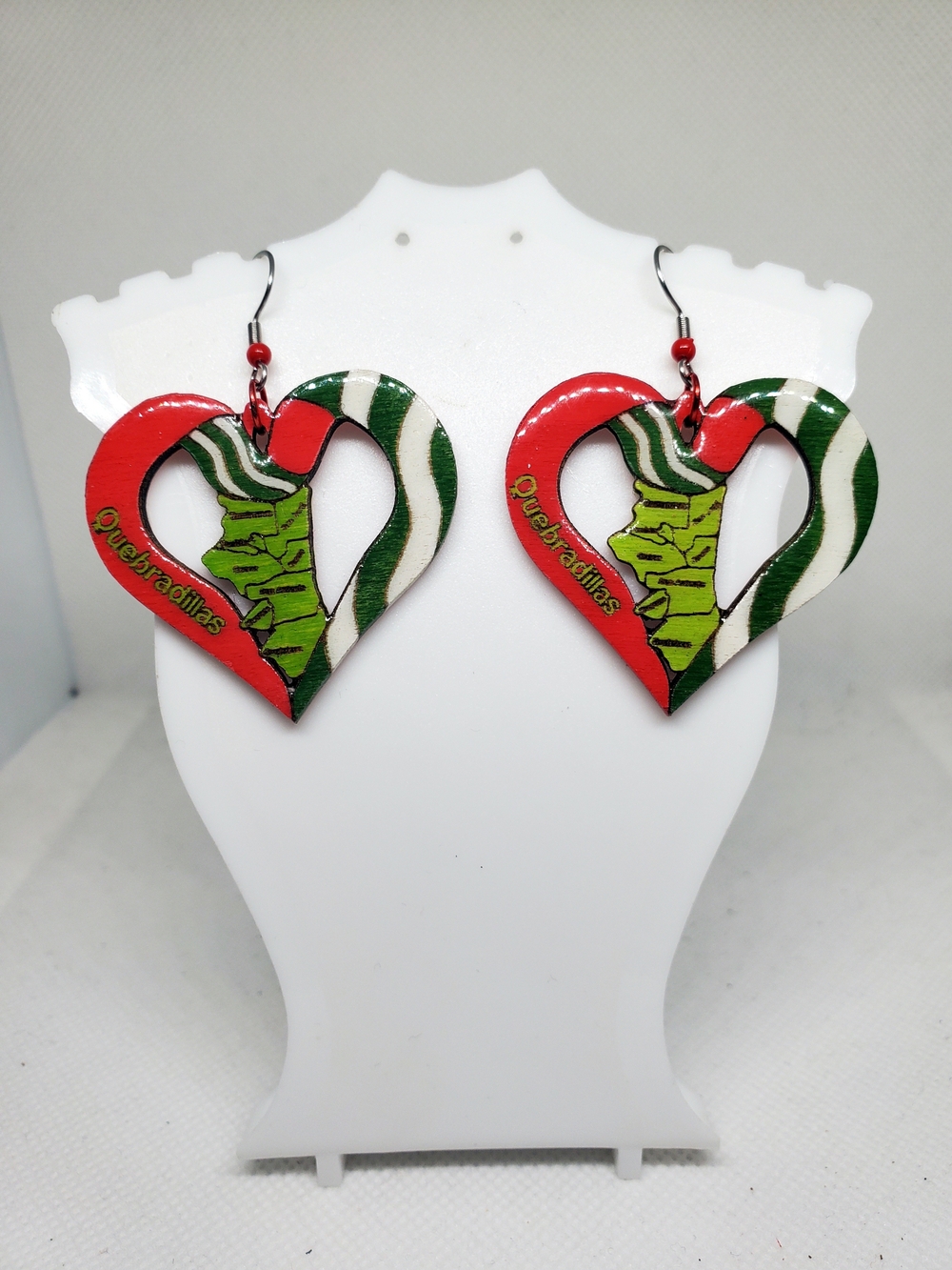 Quebradillas Corazon Puerto Rico Earrings